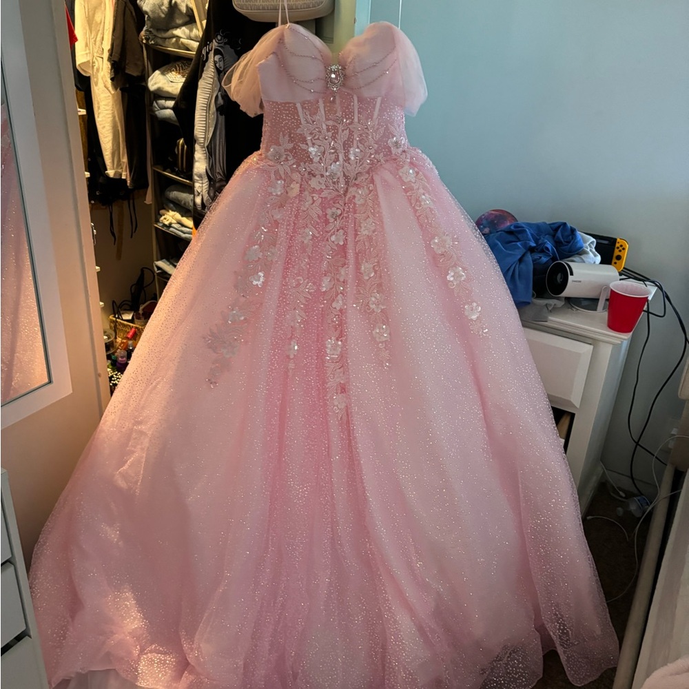 Elegant Pink Formal Kids Dress